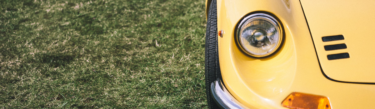 Ferrari Dino yellow classic Ferrari Service and supercars