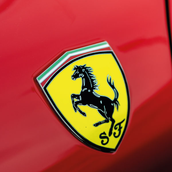 Ferrari badge from RD- Automotive Greater Manchester