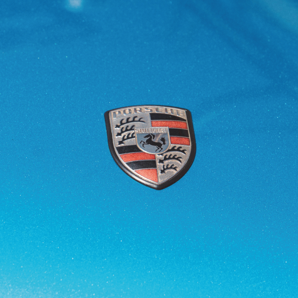 Porsche Crest 911 on a Bonnet we service Porsche